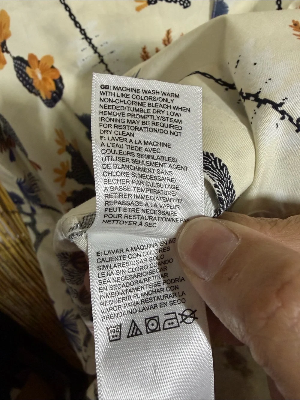 The North Face Men’s XL Short Sleeve Button-Up Desert Print Cotton Shirt